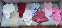Zestaw 8 body i sukienko-body 3-6 m-c 62/68