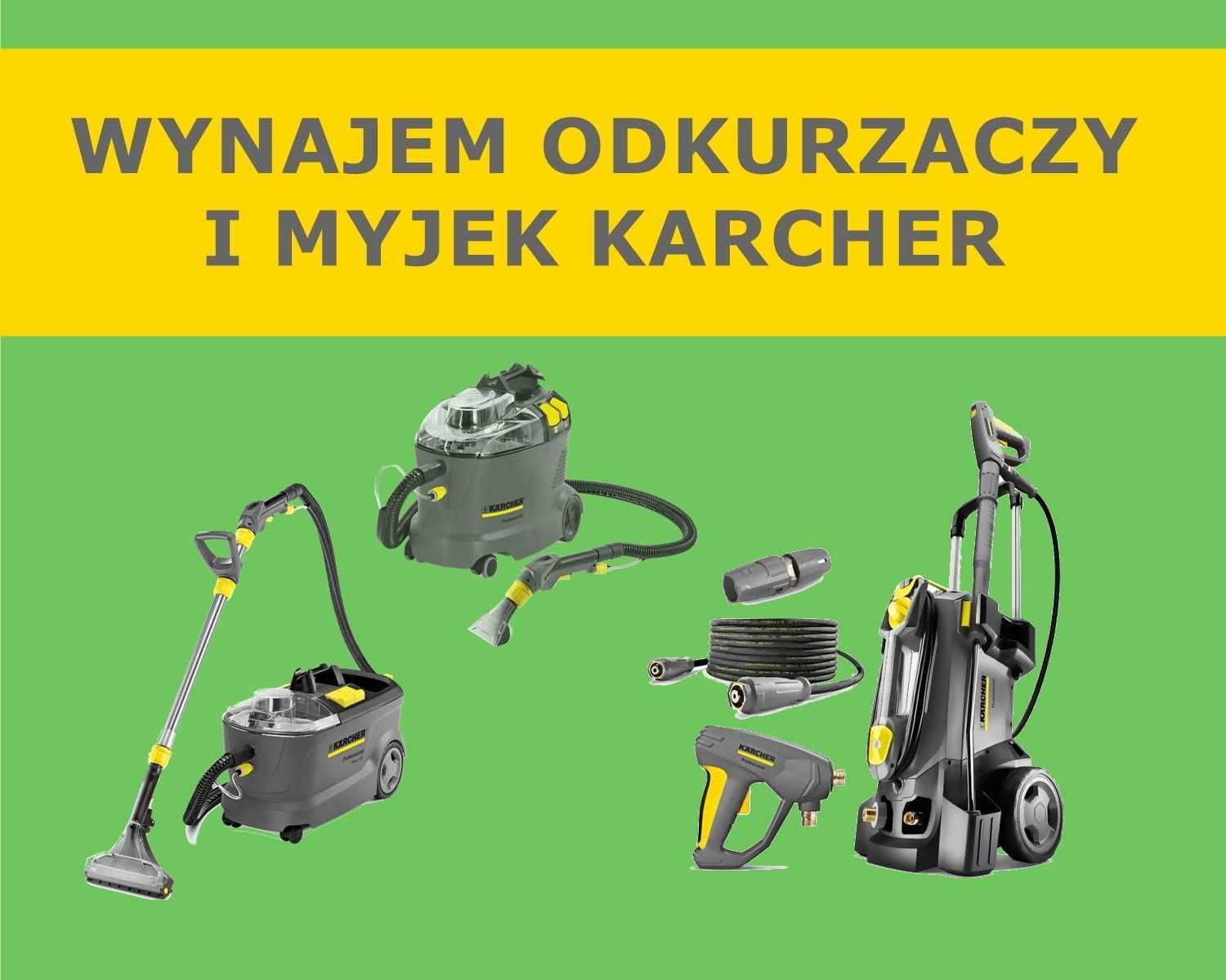 WYNAJMIJ Odkurzacz do prania Karcher PUZZI 10/1 WYNAJEM od 50 zł!