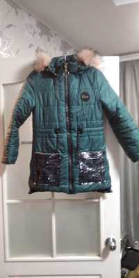 Зимняя куртка для девочки 10-11 лет