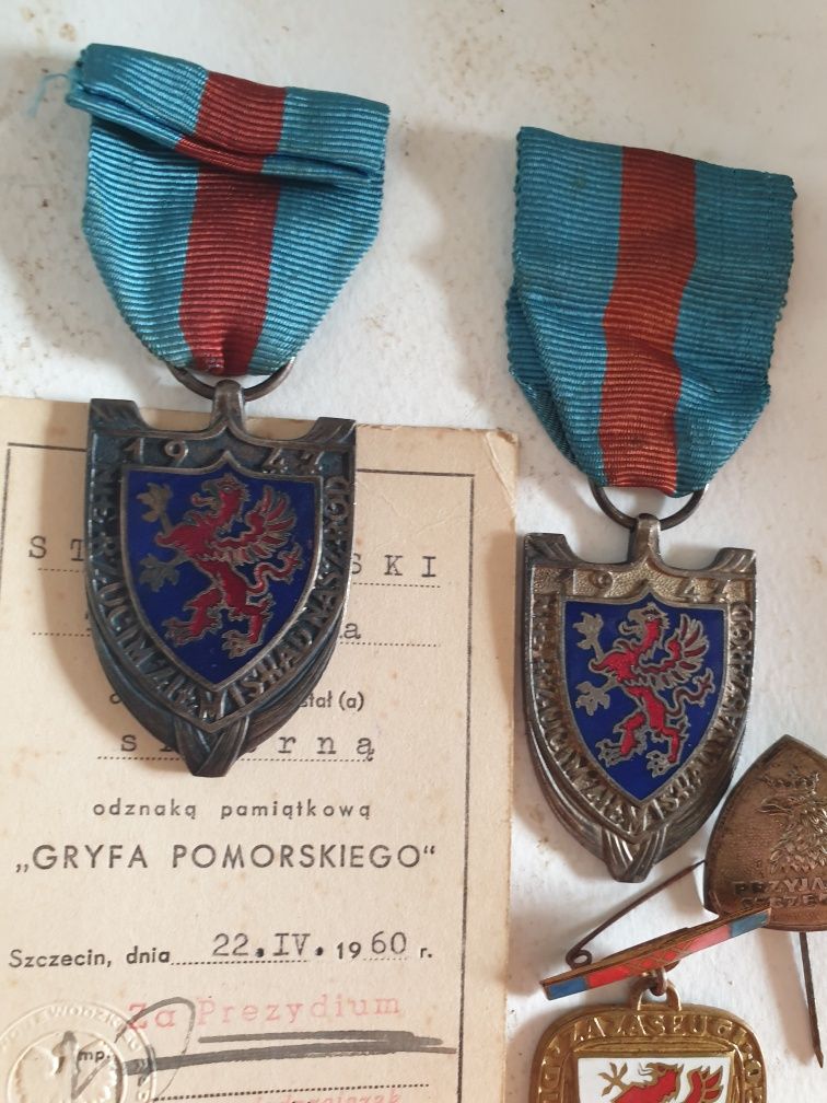 Złota i Srebrna Odznaka Honorowa Gryfa Pomorskiego