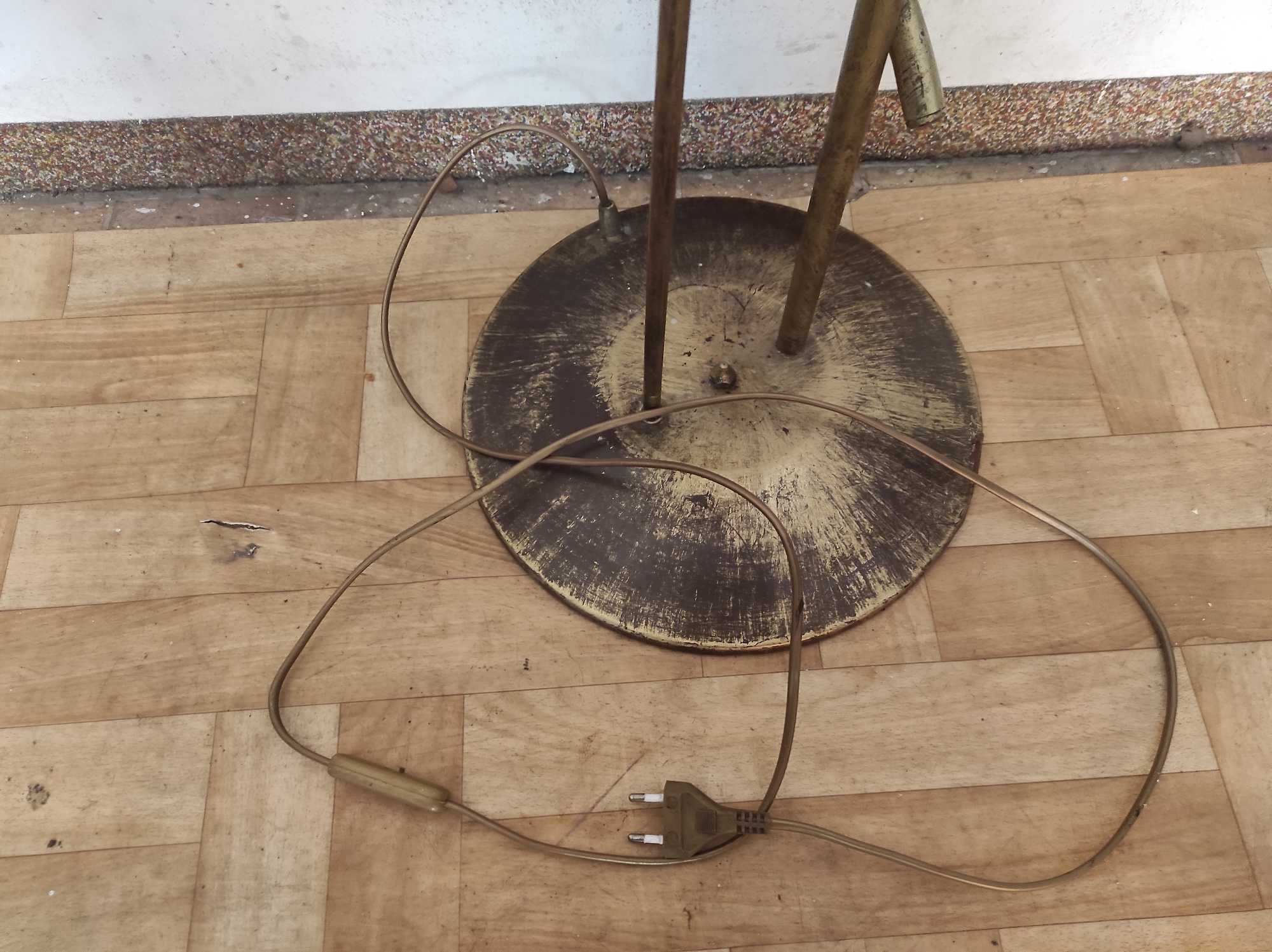 Lampa stojąca salonowa, podłogowa 182 cm. Bluszcz metaloplastyka