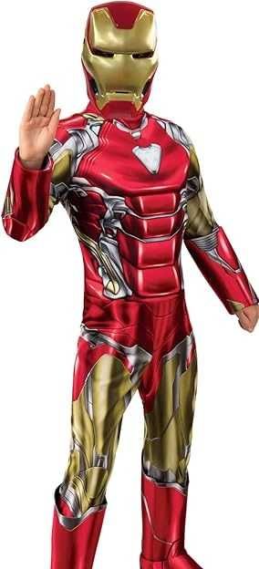 Iron Man Kostium przebranie z maską 8-10 lat 128-140 cm Avengers