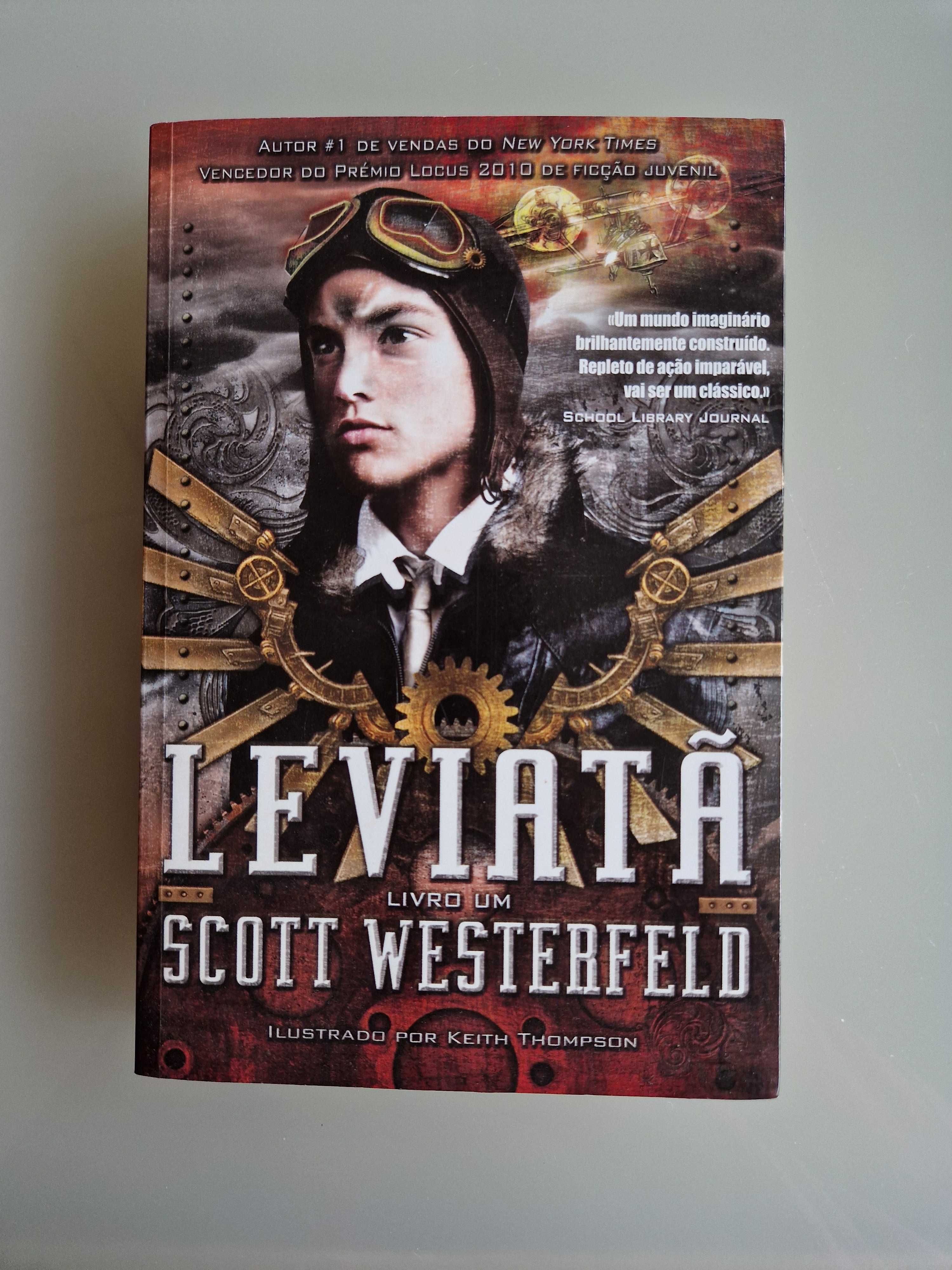 Livro juvenil "Leviatã", de Scott Westerfeld (NOVO)