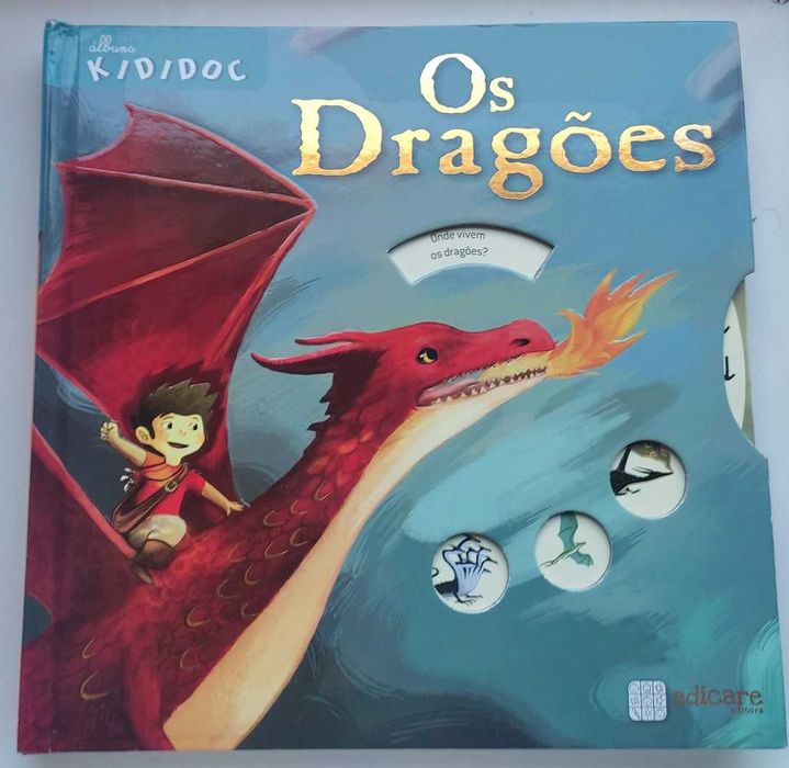 Livro infantil "Os dragões"