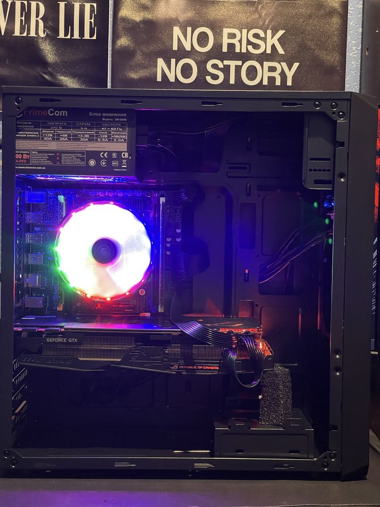 GTX 1080Ti 11GB | 12 ядер | 16GB DDR4 | 128GB SSD | 600W Ігровий ПК