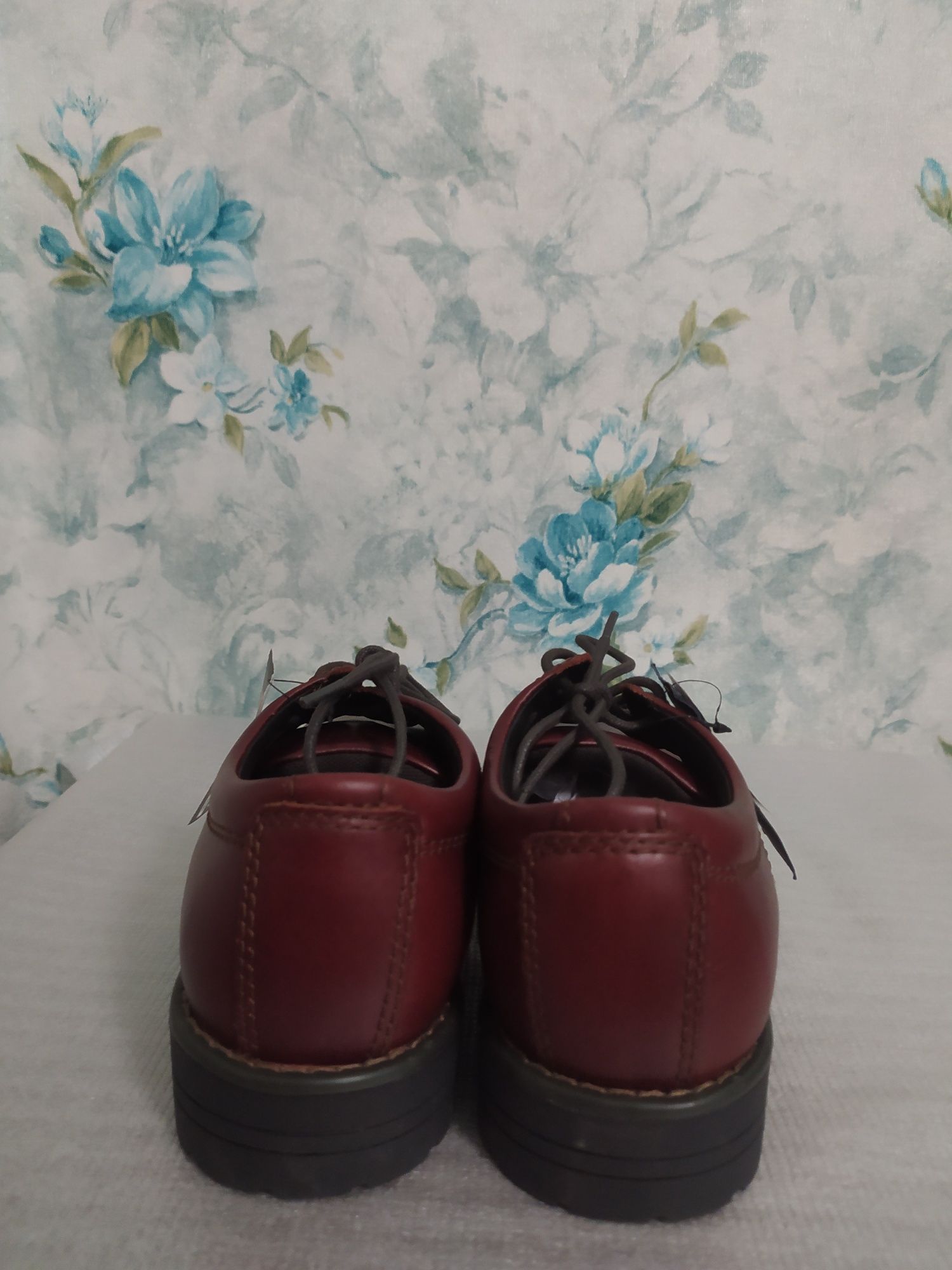 Кожаные туфли оксфорды р 39,5