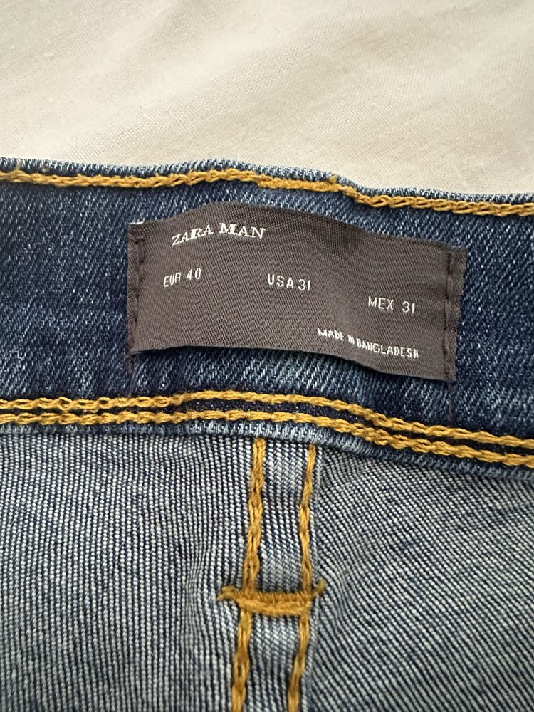 Calça de ganga Zara