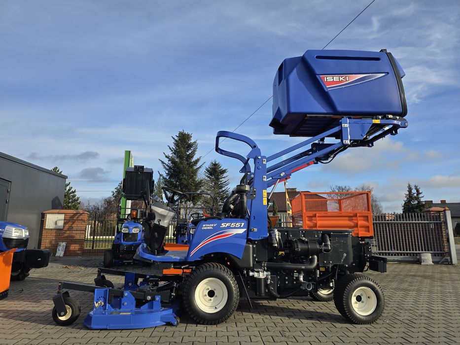 Profesjonalna kosiarka z koszem 1300l Iseki SF544 Made in JAPAN