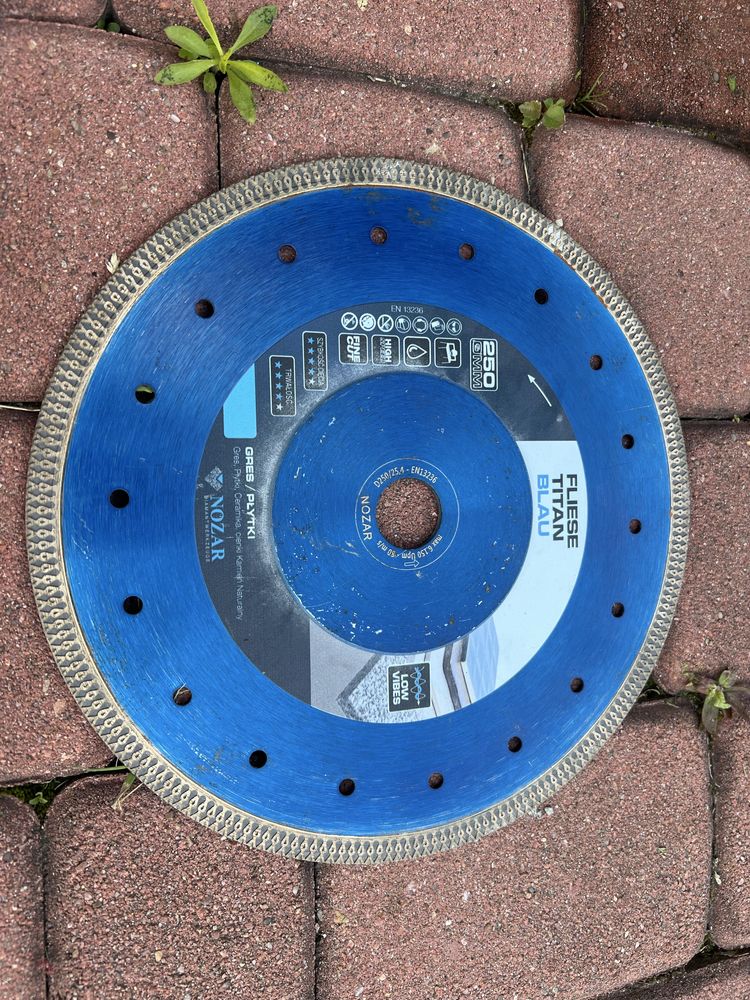 Tarcza diamentowa TAF T.F CER-GRS H10 250 mm – gres, ceramika
