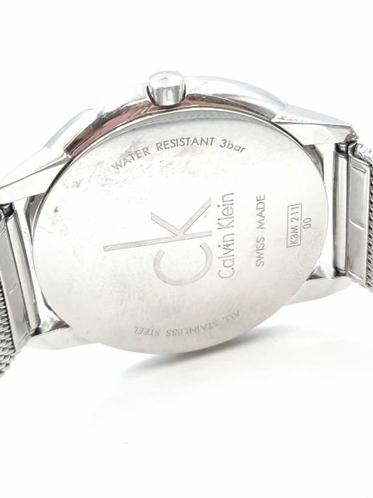 Zegarek analogowy Calvin Klein CK K3M211 30m srebrny