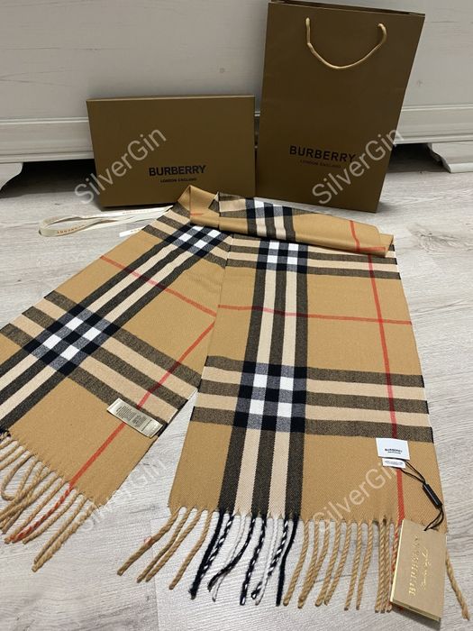 Шарф Burberry Кашеміровий шарф Барбері
