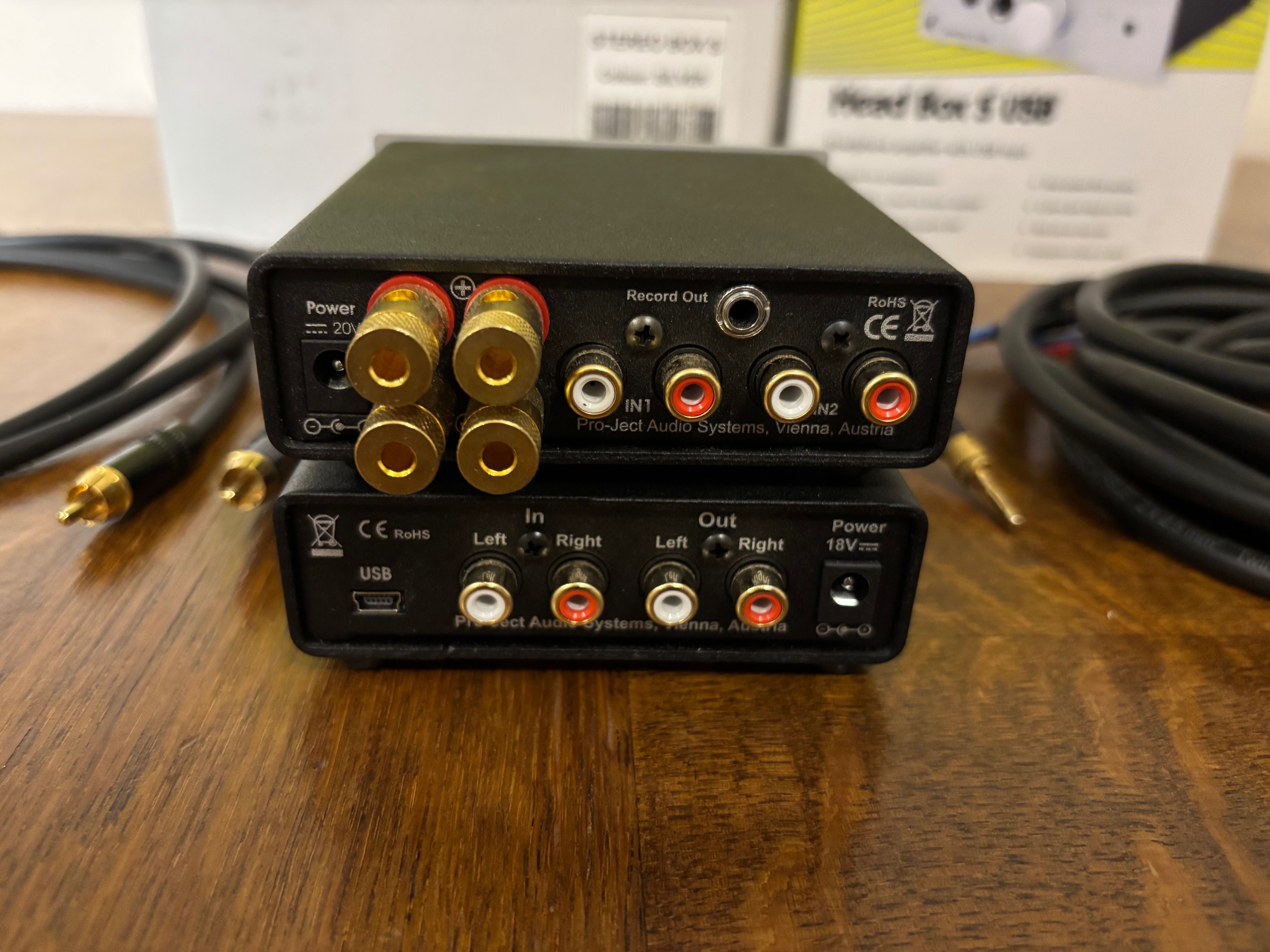 Wzmacniacz Pro-Ject stereobox S + headbox S USB