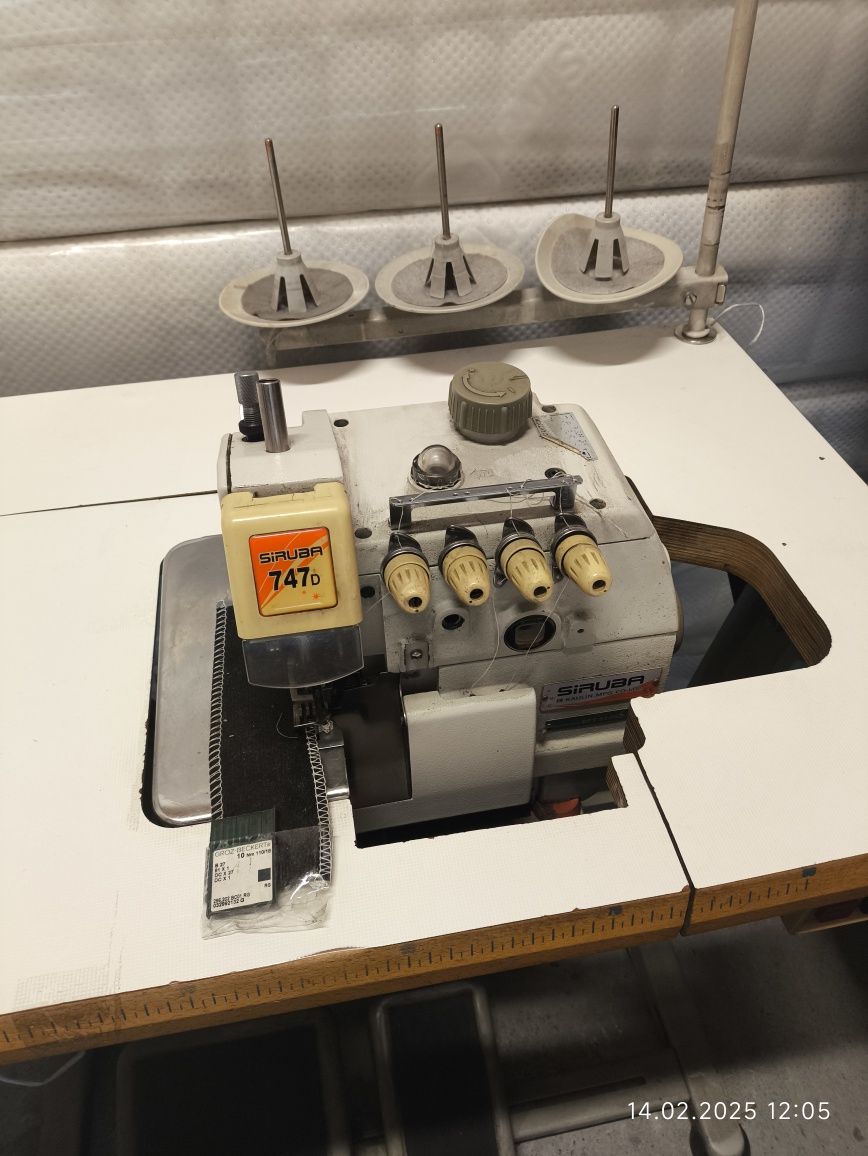 Overlock siruba 747D  4 nitkowy #juki#pegasus#