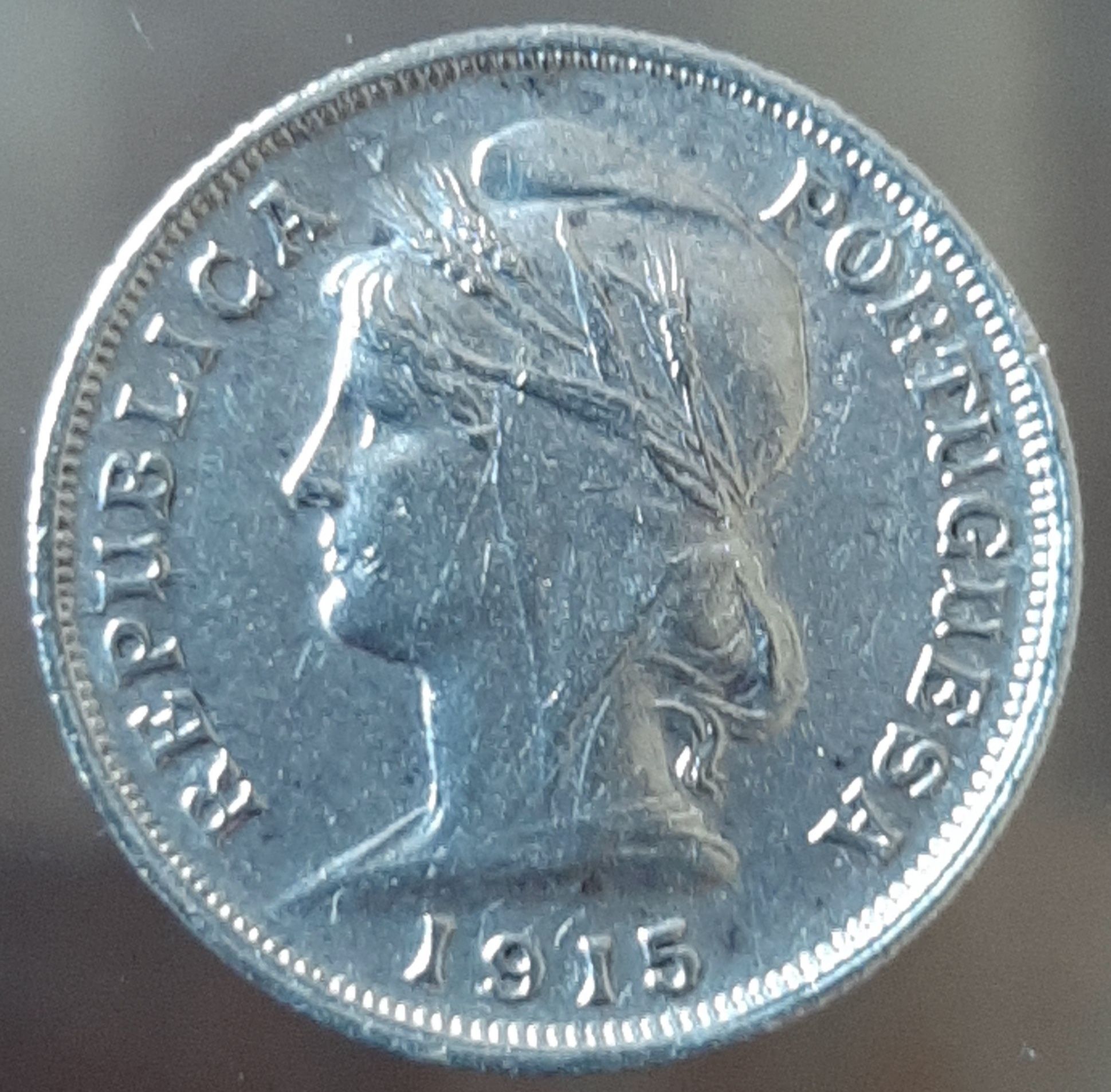 10 centavos 1915 prata