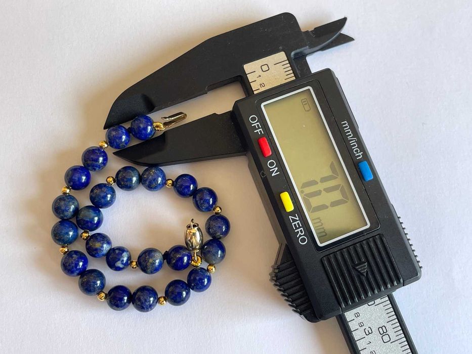 Bracelete-18 quilates (750) ouro - lapislázuli