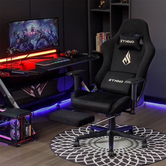 Cadeira Gaming Symino - Preta