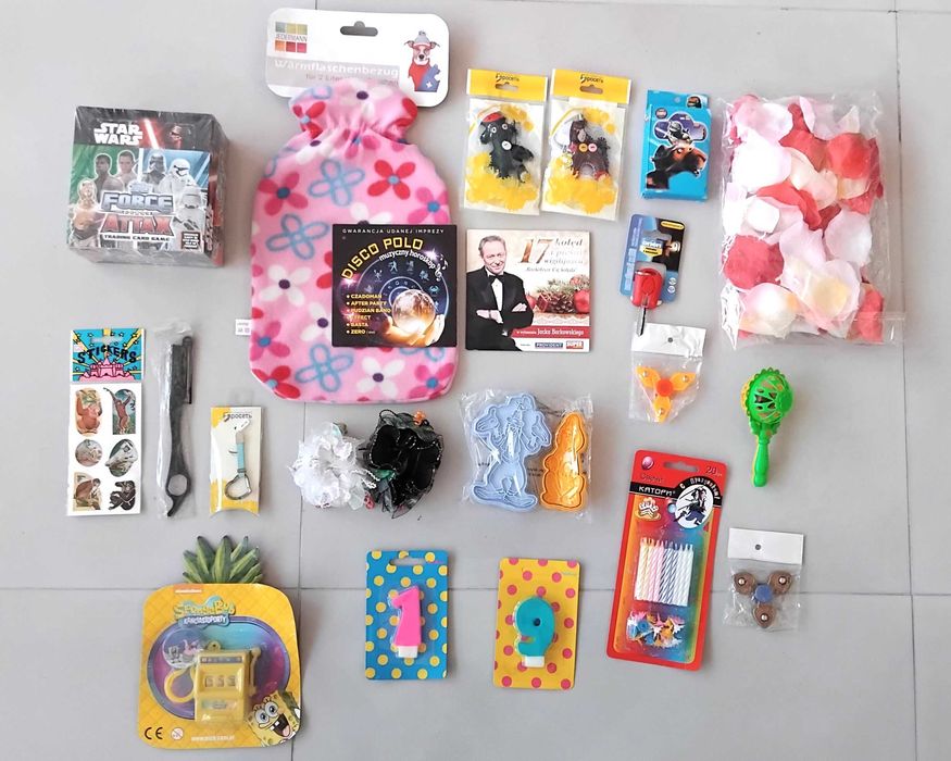 PALETA MIX WYPRZEDAŻ ozdoby zabawki małe AGD stocki DOM DZIECKO AB