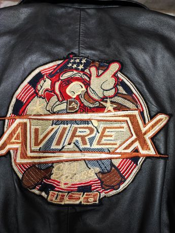 Кожаный бомбер,шкіряна куртка Avirex USA Sky Boss
