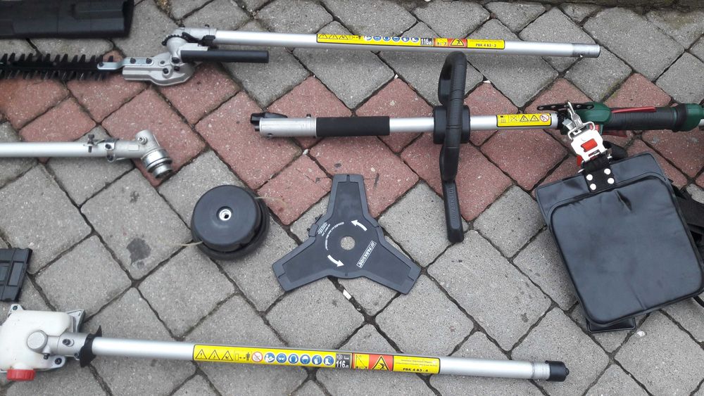 Mocna Kosa Spalinowa 4w1 Szpula / Tarcza / Piła / Nożyce PARKSIDE FV