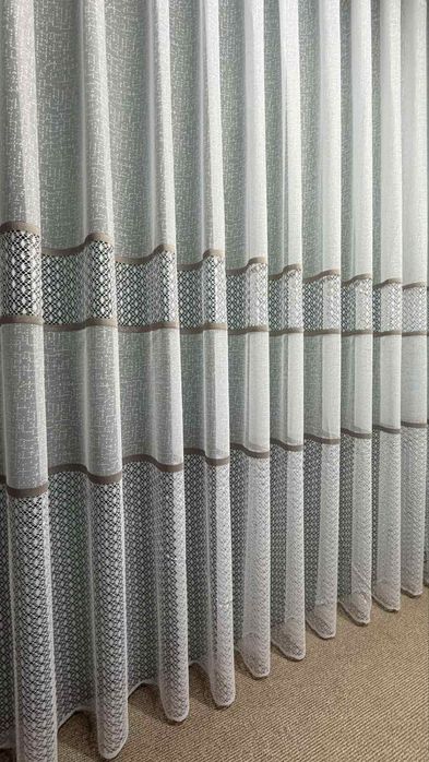 Тюль жакард тюлі штори опт вишивка