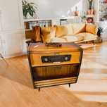 Radiola + vinyle, Ballet Typ 7015, Niemcy radio gramofon vintage retro