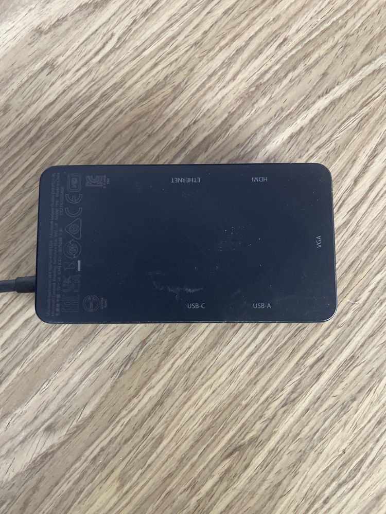 Microsoft USB-C Travel Hub Black zewnętrzna karta graficzna usb Czarny