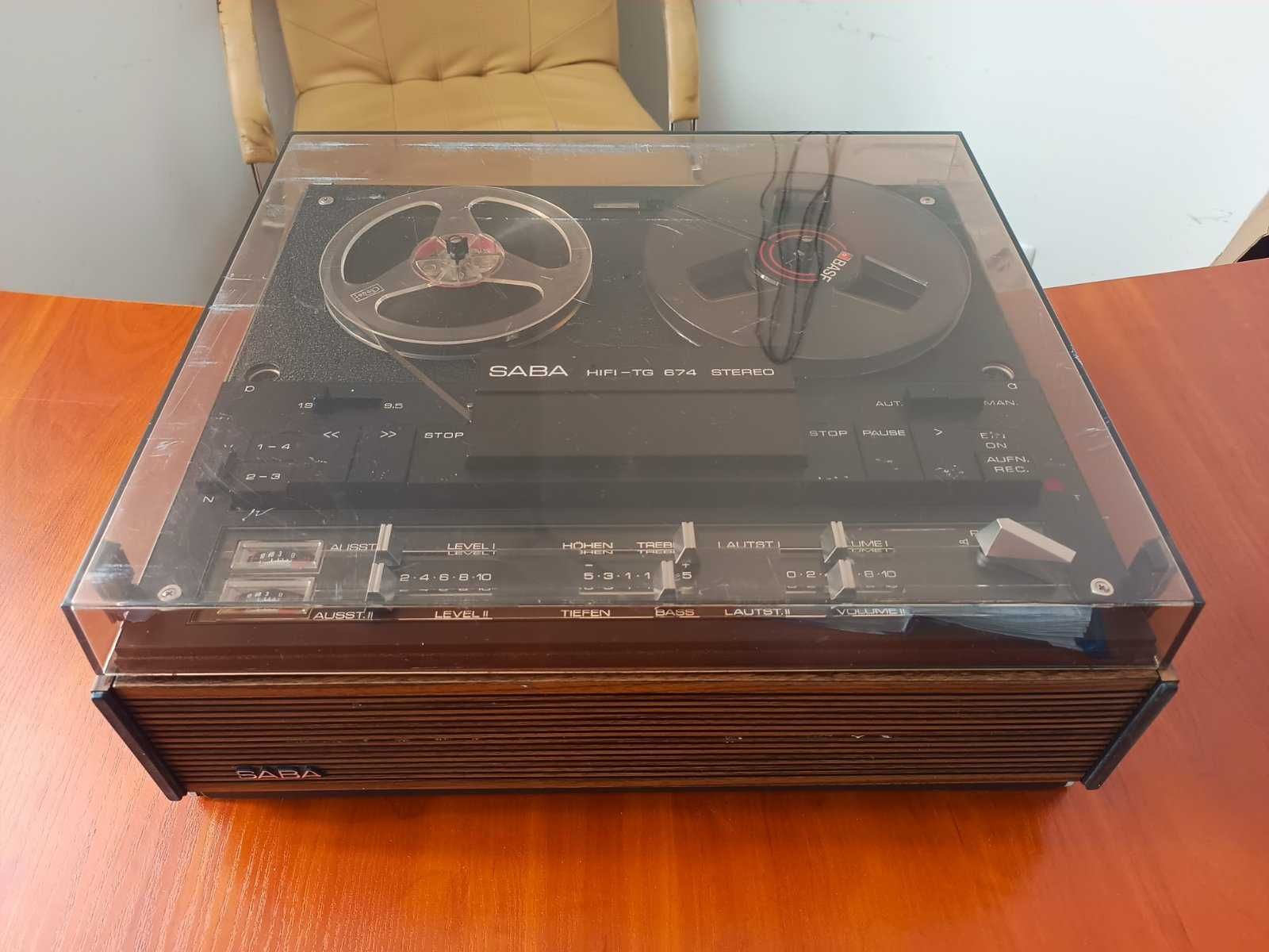 Катушечный магнитофон SABA HI-FI-TG 674 STEREO