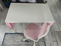 Biurko i fotel dla dzieci IKEA.