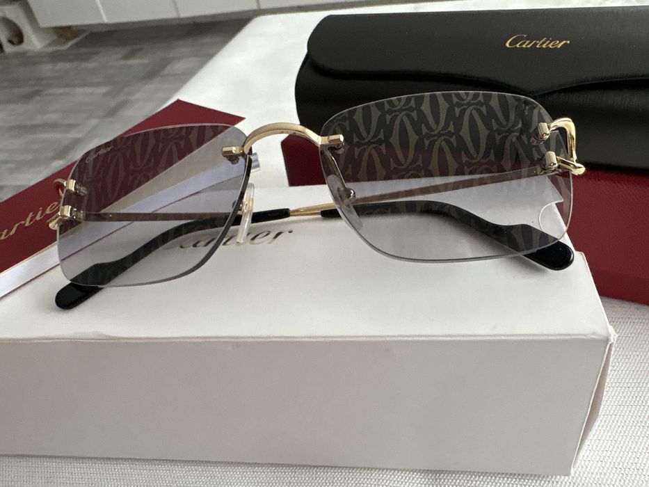 Okulary przeciwsłoneczne Cartier CT0330S-008 MONOGRAM