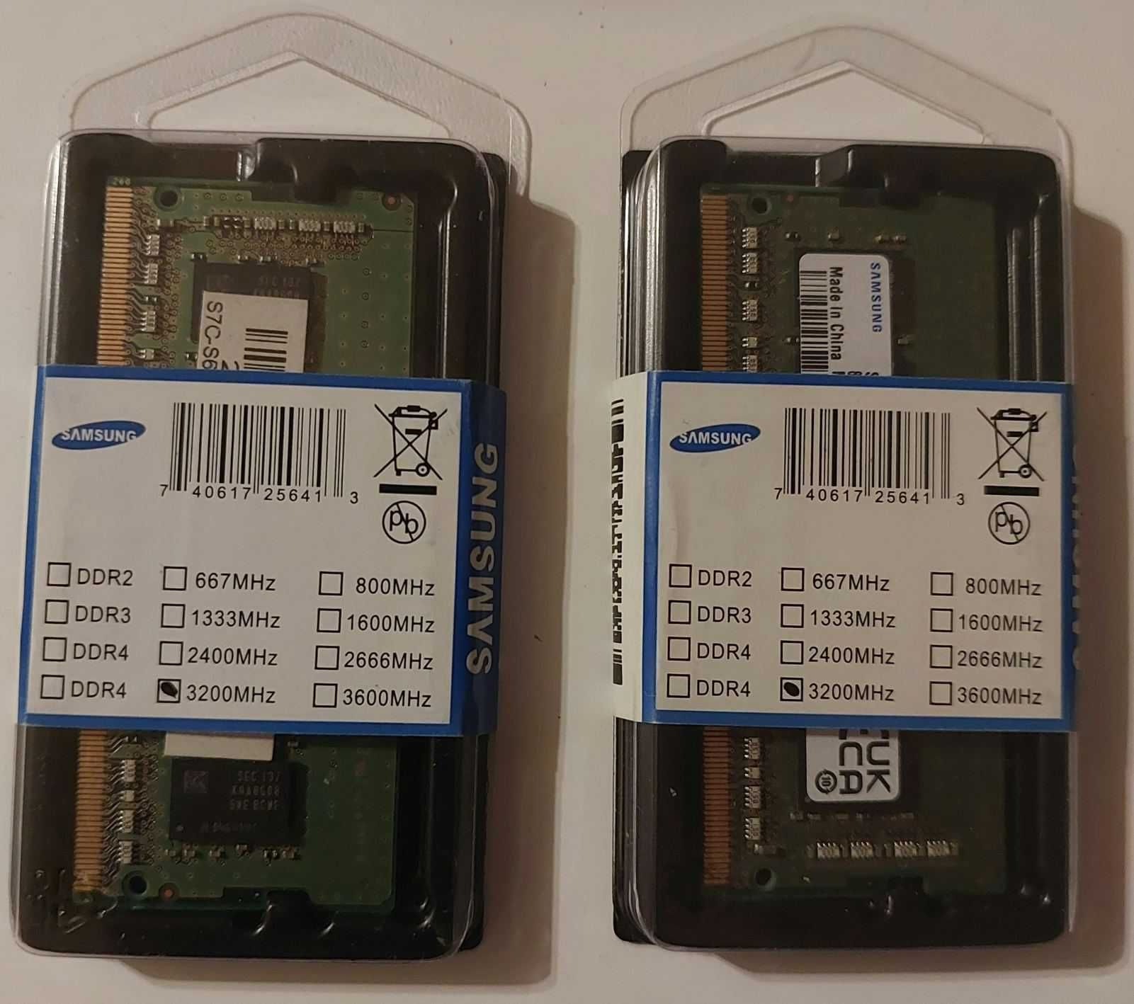 Оперативна пам'ять SAMSUNG DDR4 SODIMM RAM 8 GB 3200MHz