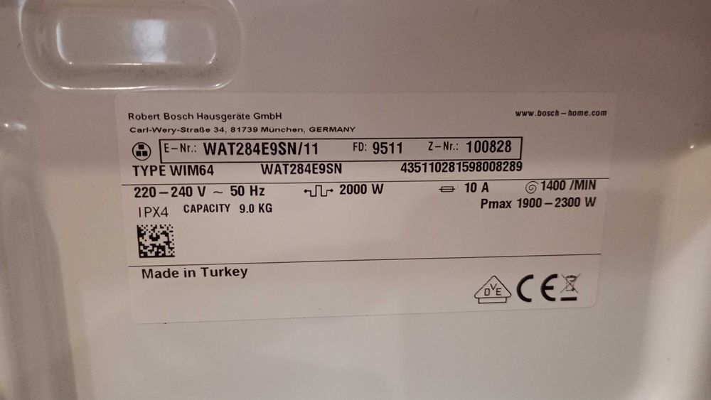 Пральна машина Bosch Serie 6