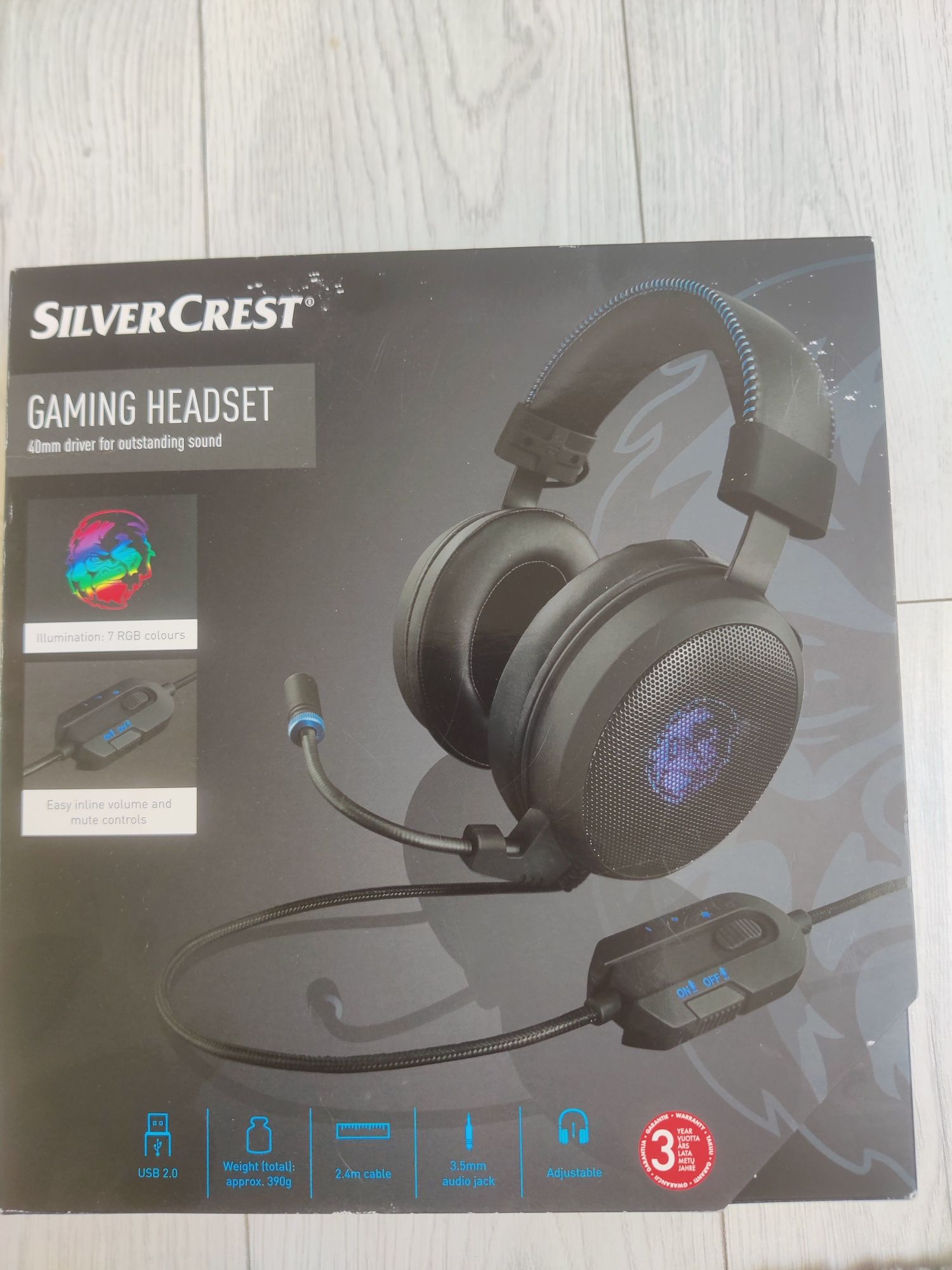 Słuchawki gamingowe SilverCrest dla graczy