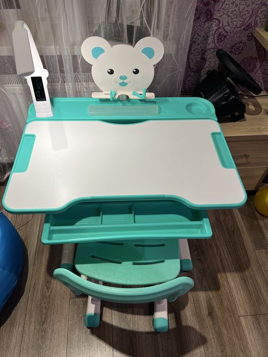 Парта та стілець трансформери Evo - kids XL( з лампою)