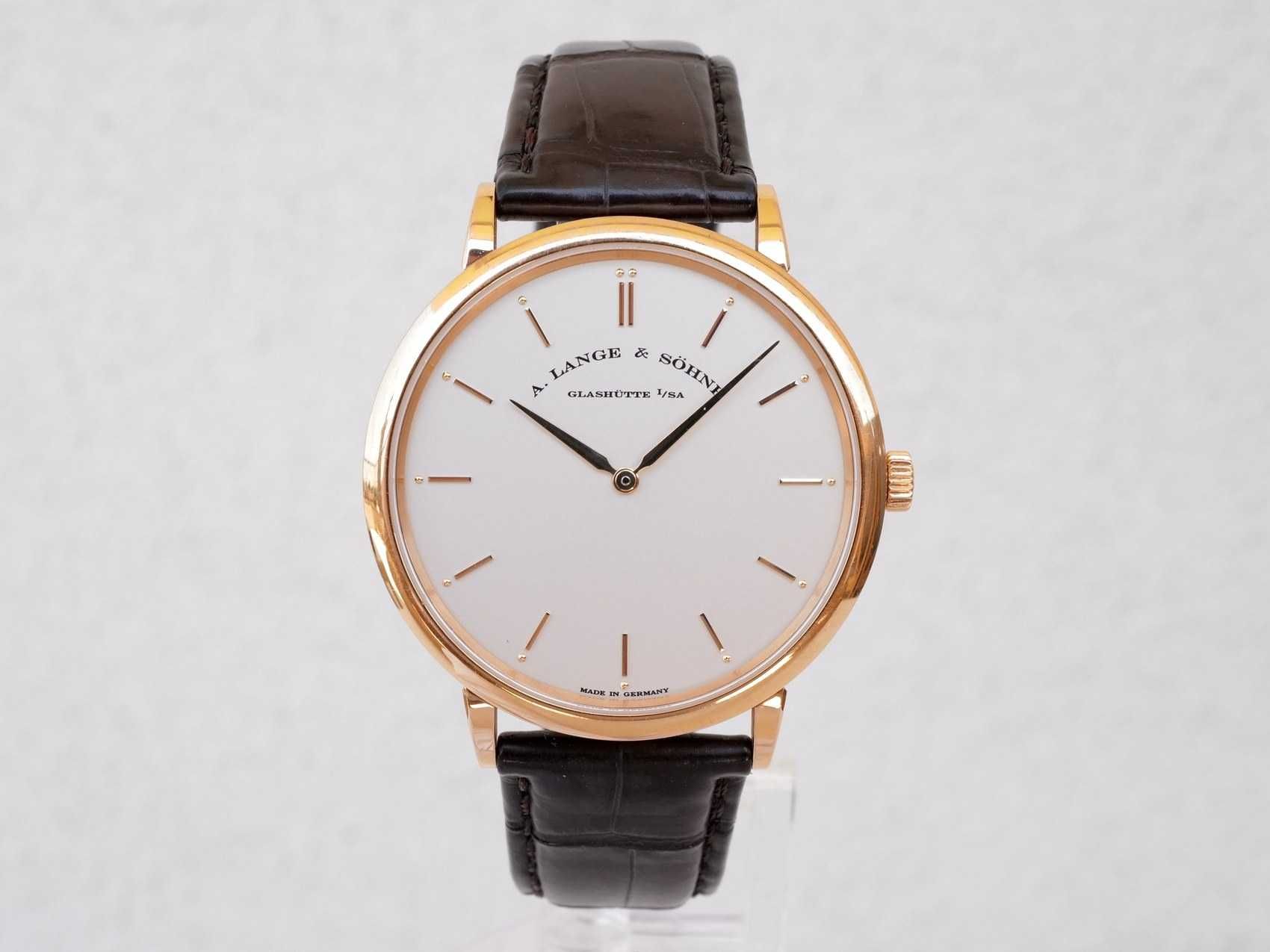 A. Lange & Söhne Saxonia Thin Manual Wind 18K Rose Gold