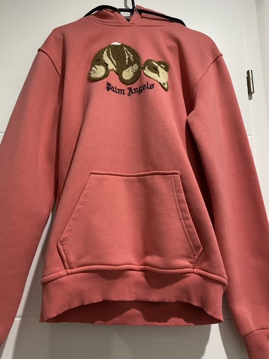 Ciepła Bluza z Misiem i napisem PALM ANGELS 164 cm
