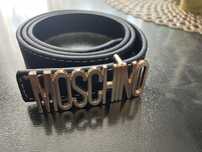 Pasek czarny moschino