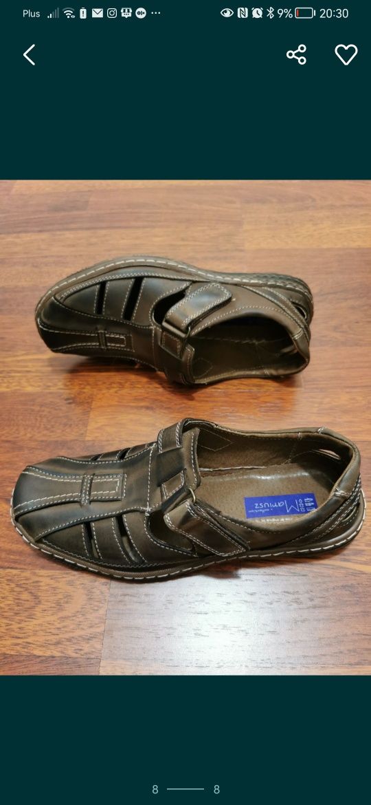 Skórzane Męskie Przewiewne Buty Męskie Lekkie Wygodne