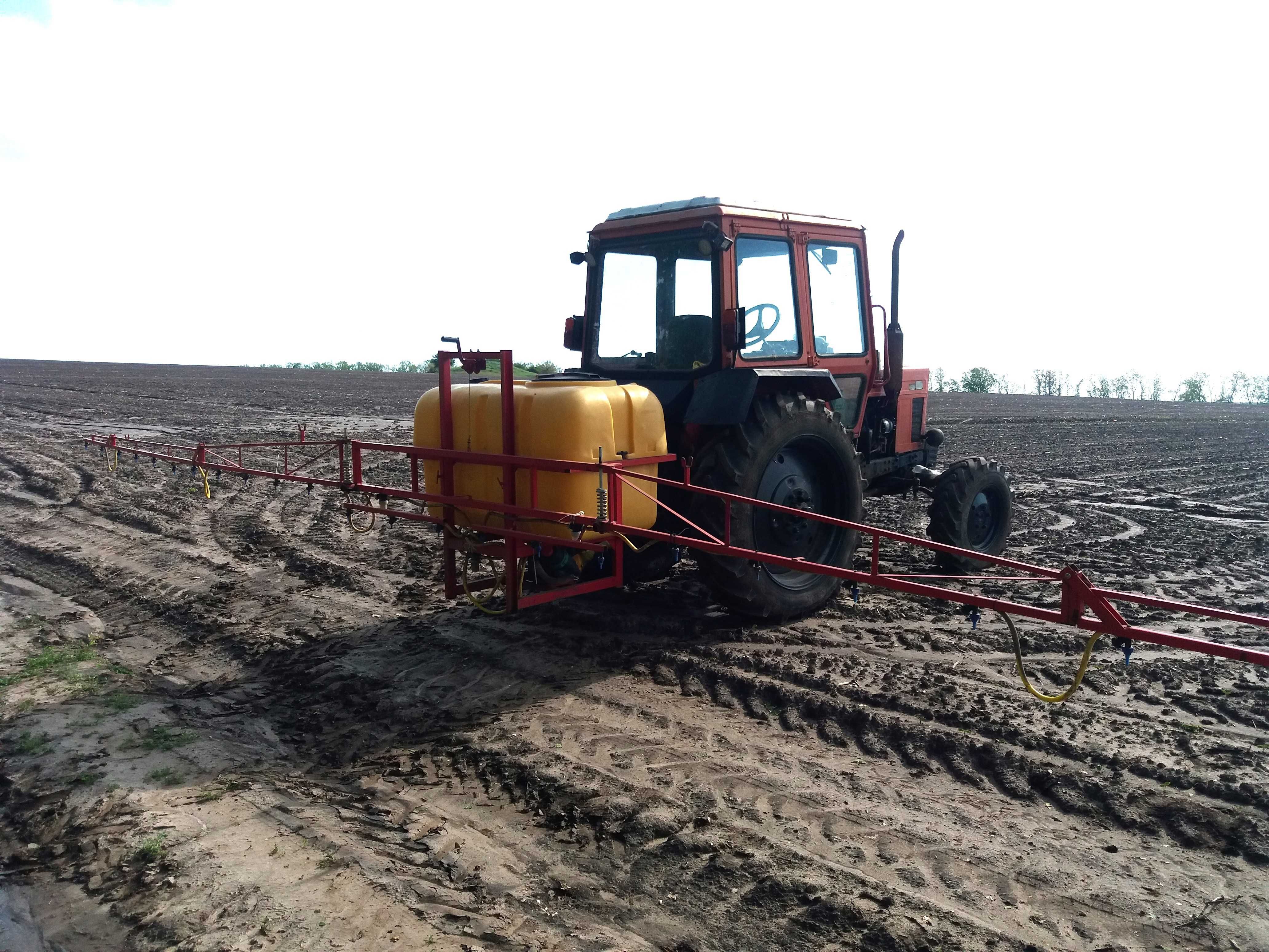 Оприскувач польський навісний Polmark 800л. (14м)