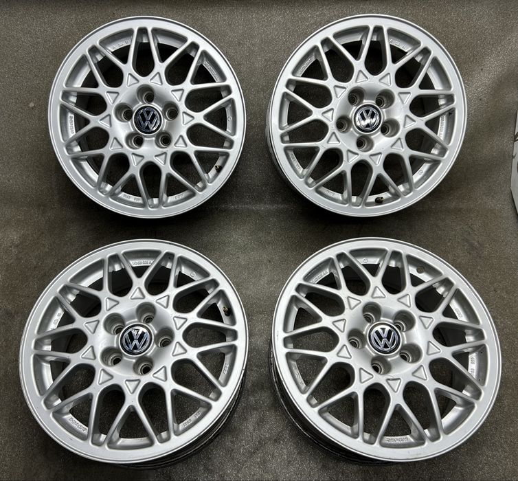 Диски BBS R15 5 100 et43 J6.5 Оригінал polo golf 3 fabia rapid tour
