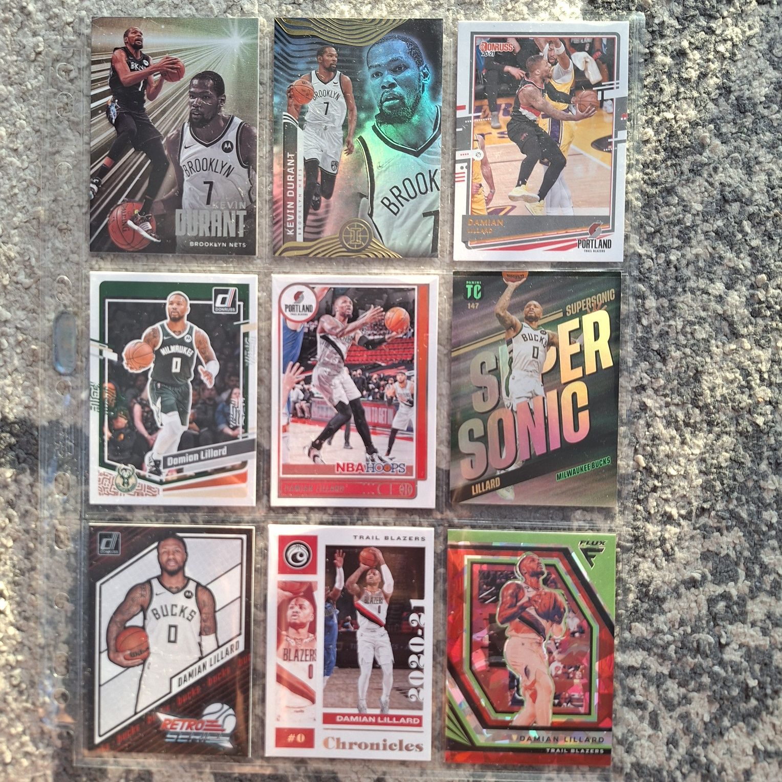 Karty NBA Luka, Giannis, Curry, Lillard, Zion, Tatum,Morant