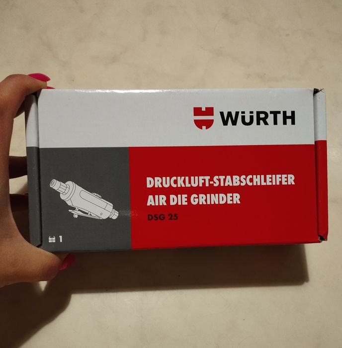 WURTH Pneumatyczna Szlifierka Prosta Master DSG 25