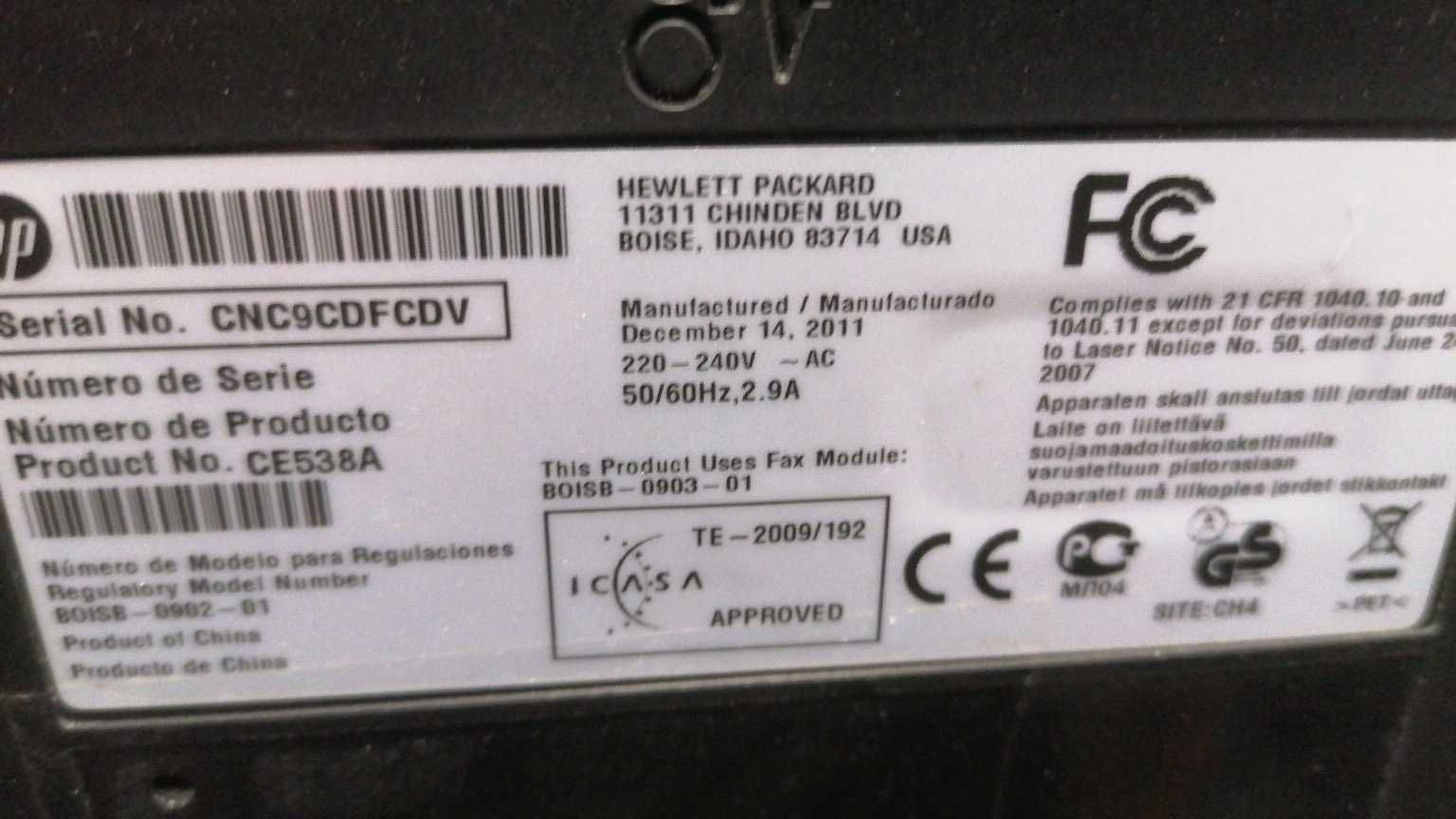 БФП HP LaserJet Pro M1536dnf (принтер копір сканер) + USB