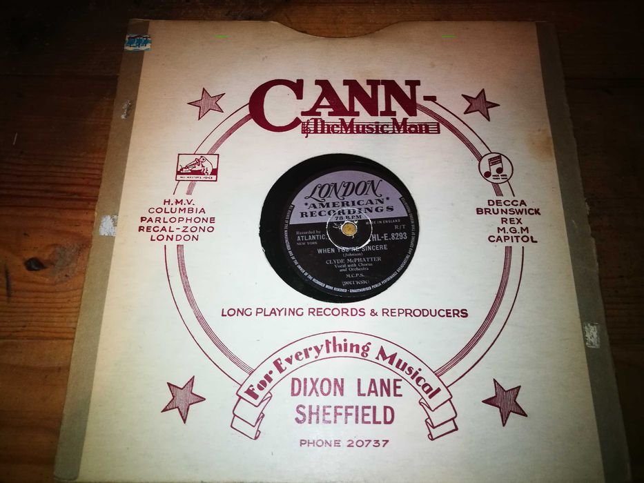 CLYDE   MACPATTHER- Treasure Of Love/When You (Ed ING-1956- 10'-78RPM