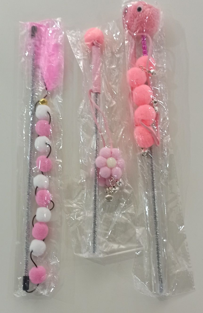 Conjunto 3 Brinquedos Interativos P/ Gato -Novo
Inclui 3 varinhas sup