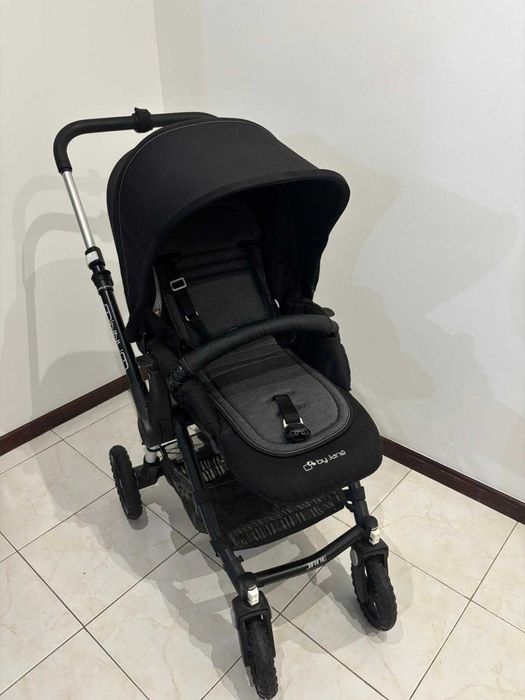 Carrinho de bebe - Conjunto Trio Jané Minnum + Base Isofix +Capa chuva