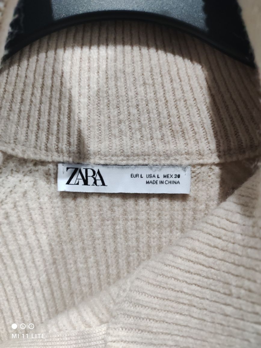 Sweter w paski Zara L/40