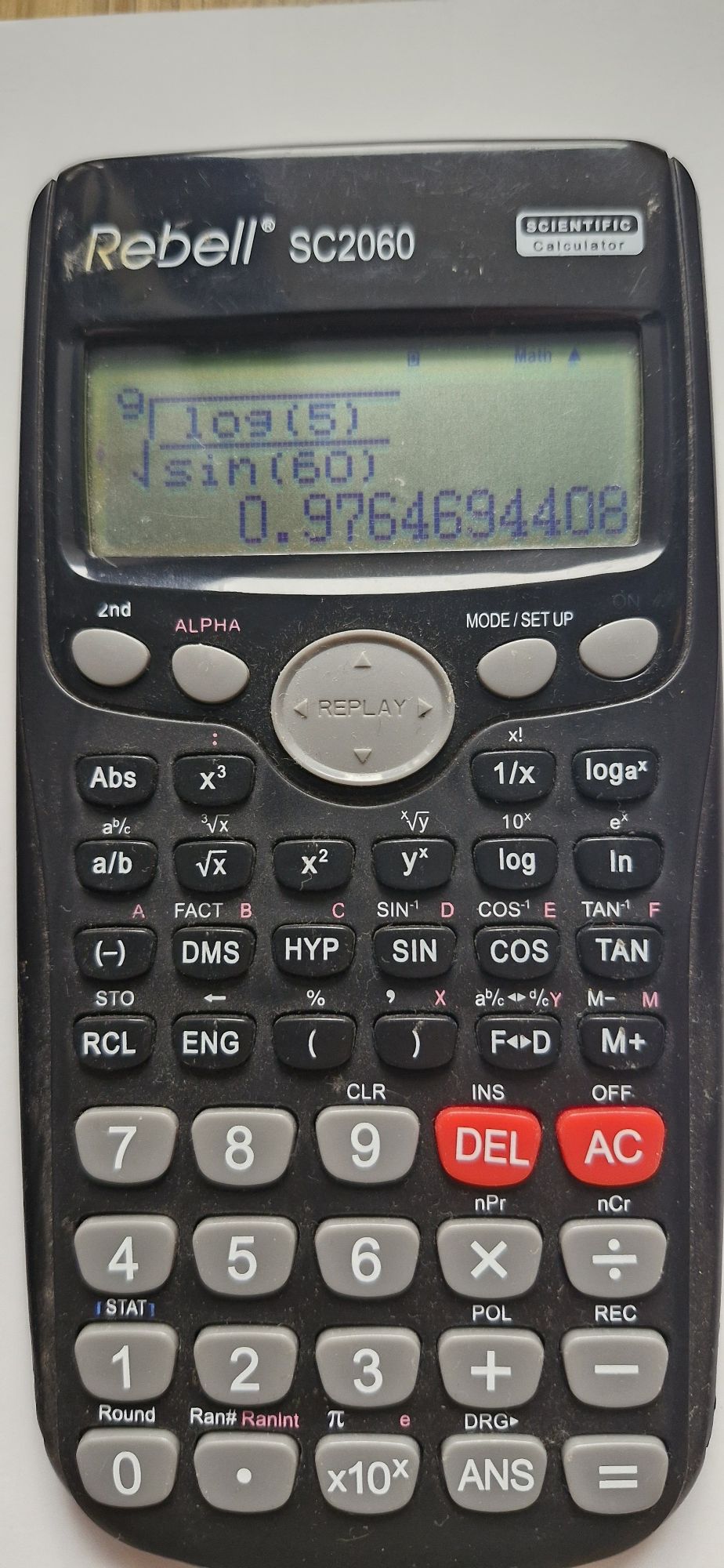 Kalkulator naukowy Rebell SC2060