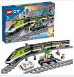 KLOCKI LEGO POCIĄG Kolejka ELEKTRYCZNA Ekspresowy Pasażerski Prezent