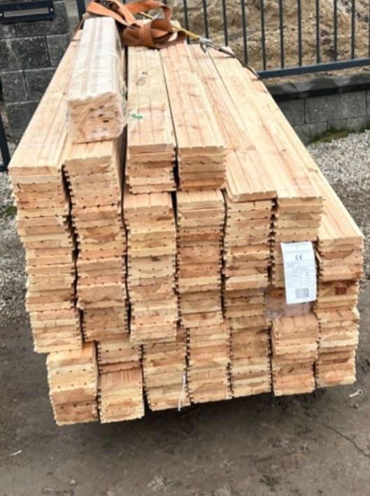 Deska strugana SOSNA 20x115x2000 pióro wpust nowe deski