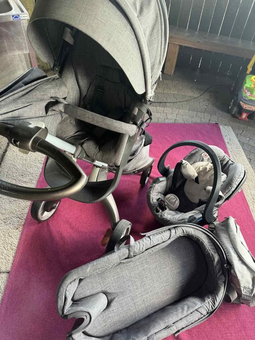Stokke Xplory KOMPLETNY wózek dziecięcy